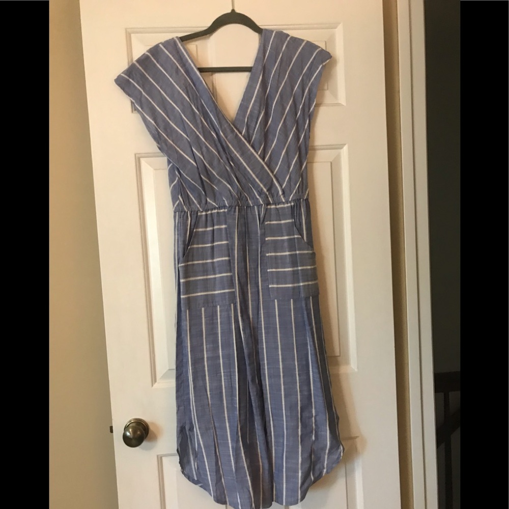 Mid length chambray dress
